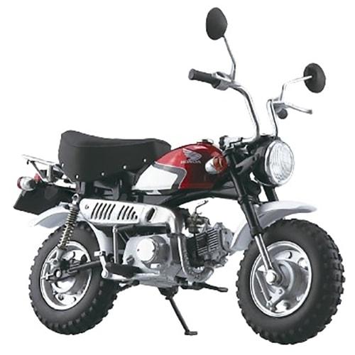 Aoshima Bunka Kyozai Skynet 1/12 Scale Complete Honda Monkey Special Shasta White Motorcycle