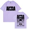 Japanese Science Fiction Cartoon Movie Anime Akira Shotaro Kaneda Graphic T Shirt Unisex Women Fashion Vintage Oversized T-shirts