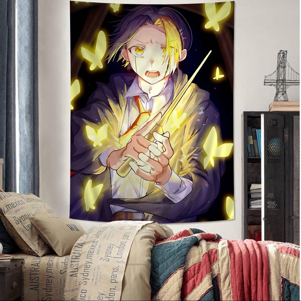 Japanese Anime MASHLE MAGIC AND MUSCLES Tapestry VintageStyle Character Group Decor BannerDorm Decor Wall Hanging Home Decor