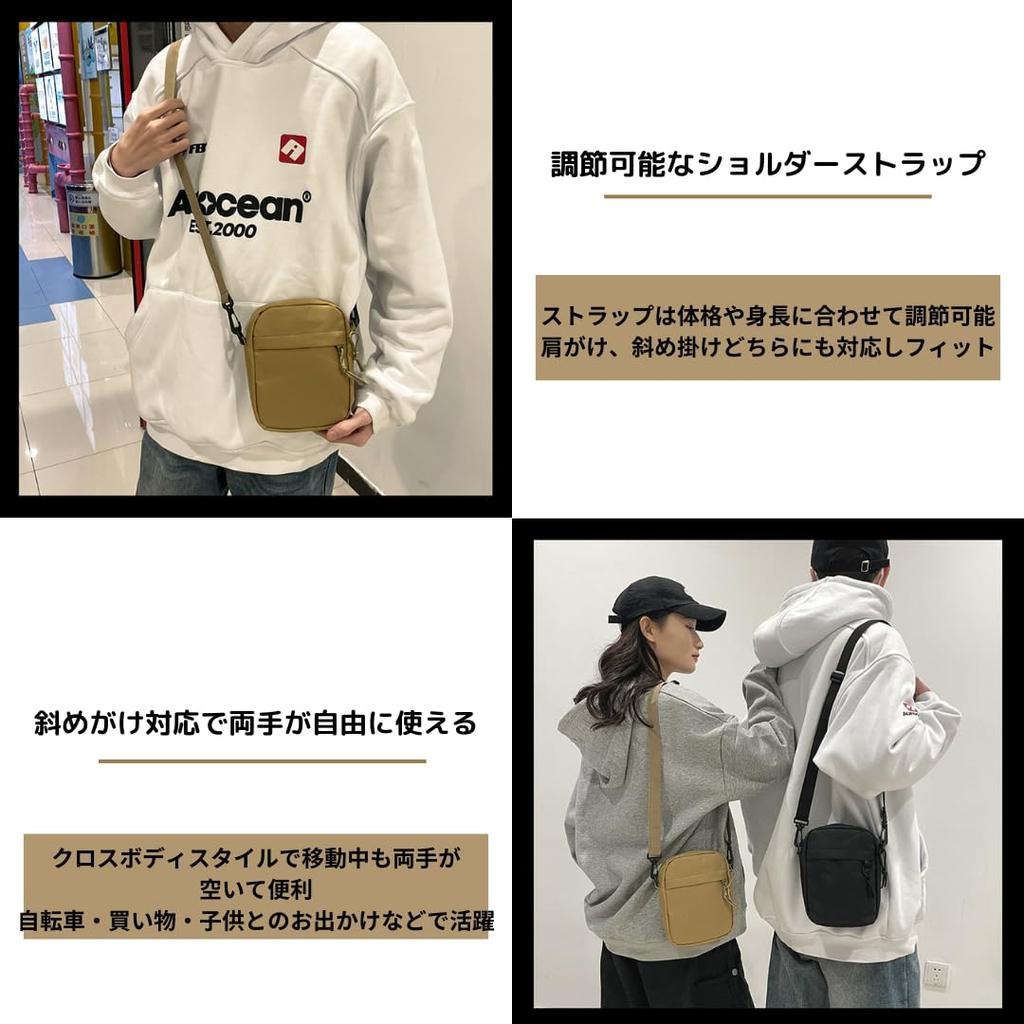 To All Gennie Women's Compact Crossbody Shoulder Bag (Khaki)