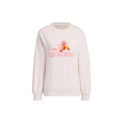Dragon Year Sweatshirt With Alphabet Logo And Cartoon Print Women Tops Light-Purple Pink JE6095