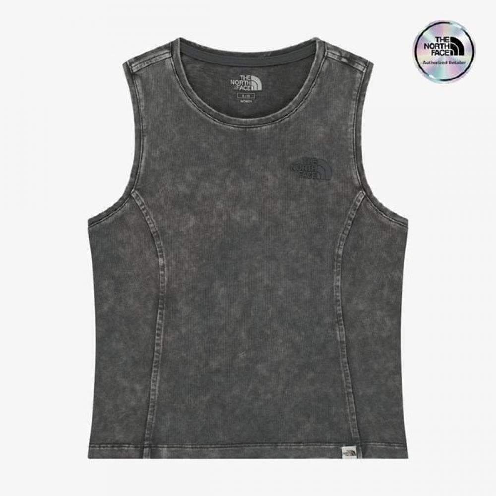 The North Face Women Oversized Edge Sleeveless Dark Gray Nt7vs31j DARK GRAY/085