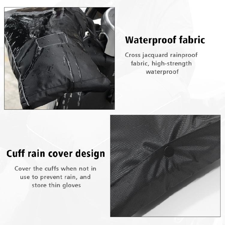 Motorrad Lenkerhandschuhe Muffs Winter Warm Lenkerhandschuhe Wasserdicht Winddicht