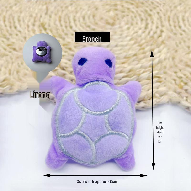 DIY Jewelry & Accessories: Plush Turtle Pendants and Brooches for Shoes, Hats, and Bags.