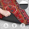 Car Floor Mats Set Of 4, Oriental Turkish Persian Carpet Front And Back Rug Mats Decorative Universal For Cars SUV Trucks Vans