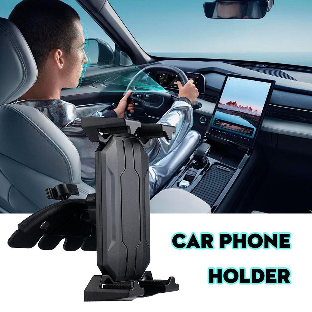 Car Phone Holder CD Slot Phone Car Mount Holder Stand Cell Phone Holder For Ipad Pro Air 4 To 14 Inch Tab Smartphone Gps
