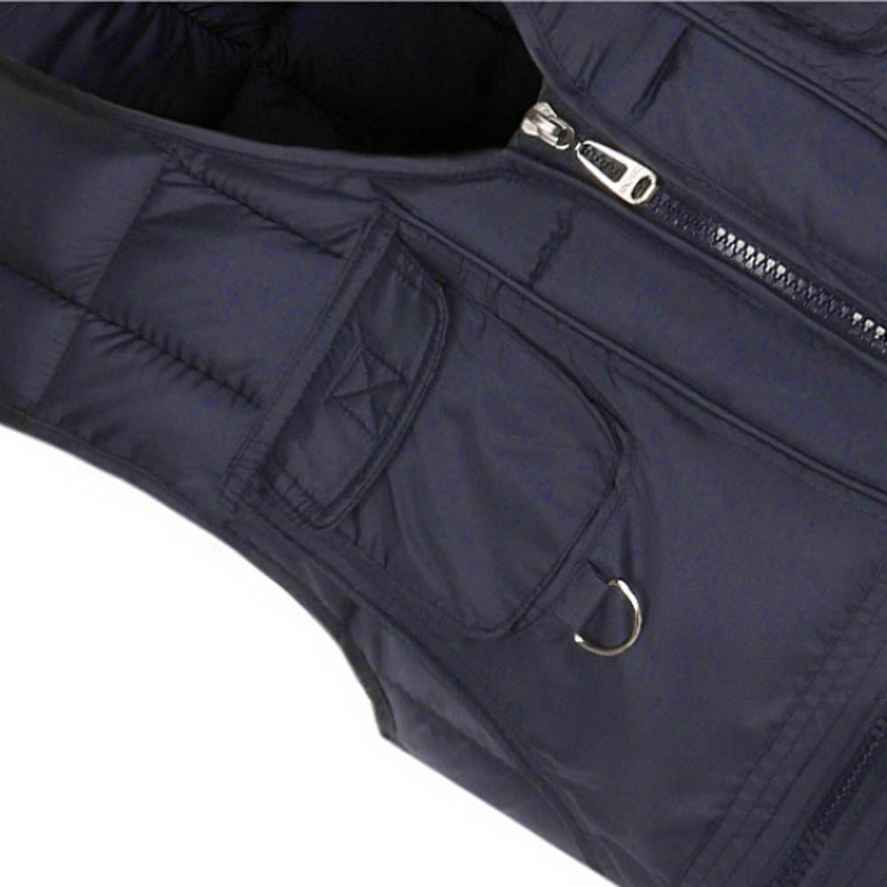 Men  Winter Fashion Multi Pocket  Color Waistcoat Vest Jacket Top Coat