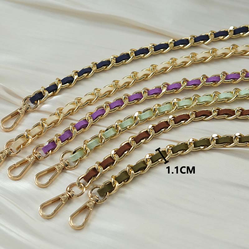 New Phone Accessory Long Cellphone Chain Anti Lost Universal Metal Leather Shoulder Neck Crossbody Phone Strap Case Holder Chain