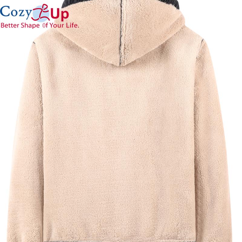 Felpa Con Cappuccio Uomo Pesante Foderata Sherpa - Giacca Invernale In Pile Con Zip Intera, Tasche Con Cerniera