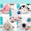 3.14in Cute Animal Anti-stress Squeeze Ball Plush Toy For Tactile Stimulation And Focus