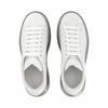 Alexander Mcqueen Oversized Sneaker Cow Leather Low Top Stylish Skateboarding Shoes Men's White 604232WHX989000