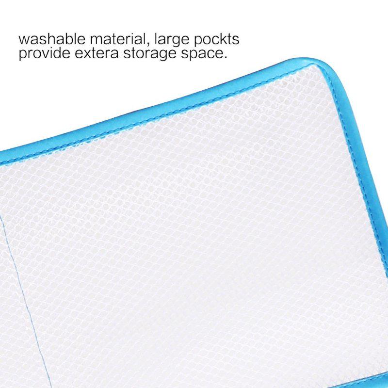 Green Mesh Bath Shower Organizer 6 Storage Pockets Hanging Caddy, Bathroom Accessories, Space Saving