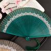 With Tassel Folding Fan Change Color Dance Fan Chinese Style   Summer