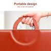Leather Conference Folder Zippered Business Document Case with Calculator Clipboard Multiple Pocket Card Holder Pen Slot