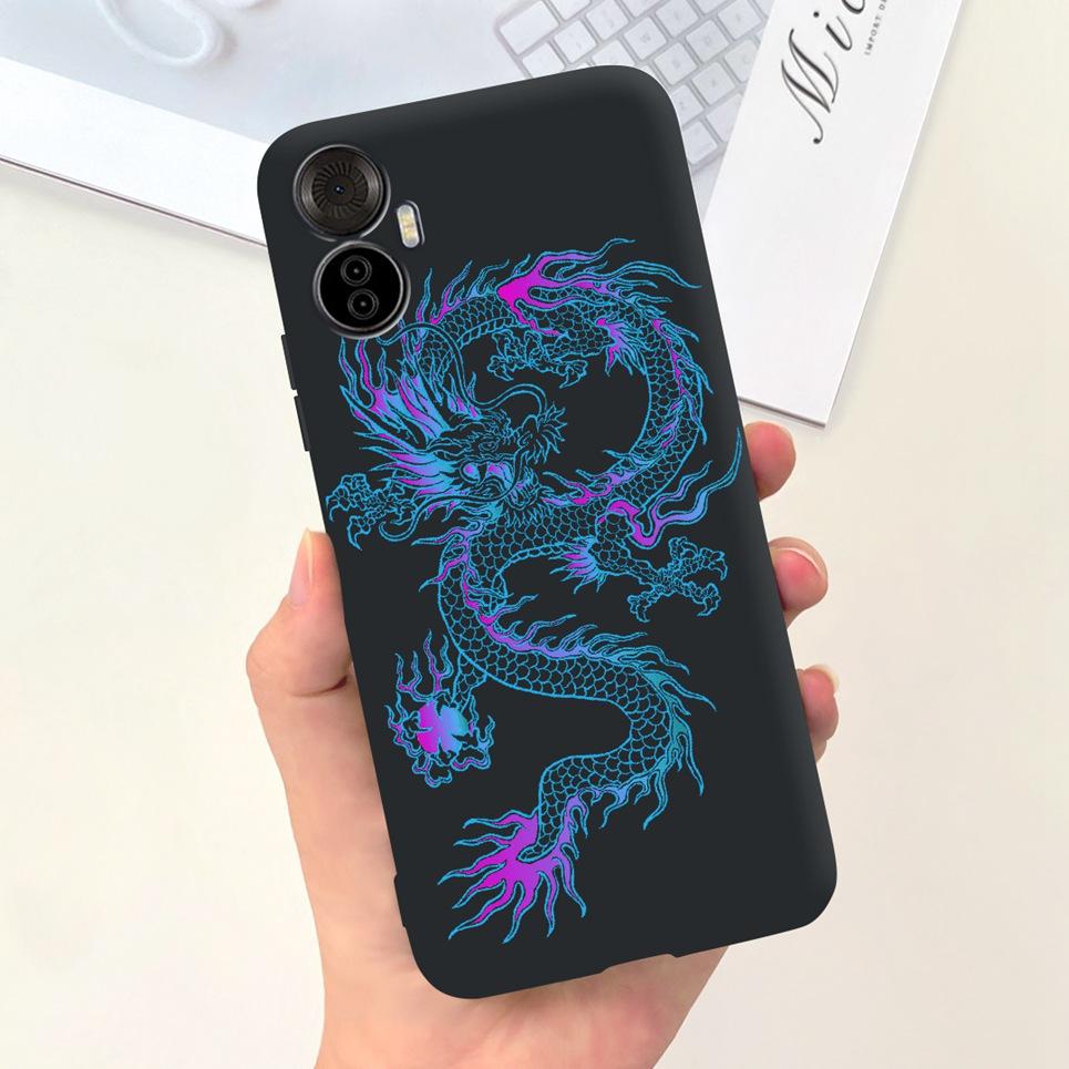 Für Itel Vision 5 Plus Handyhülle Weiche Silikonhülle für ITEL S18 pro Vision5plus 5+ Fundas Cartoon Mond Himmel Girly Muster Capa