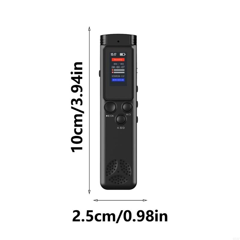 95AF 16GB/64GB Voice Recorder Classroom Meeting Recording Pen 0.96inch Color Screen with Noise Reduction Technology