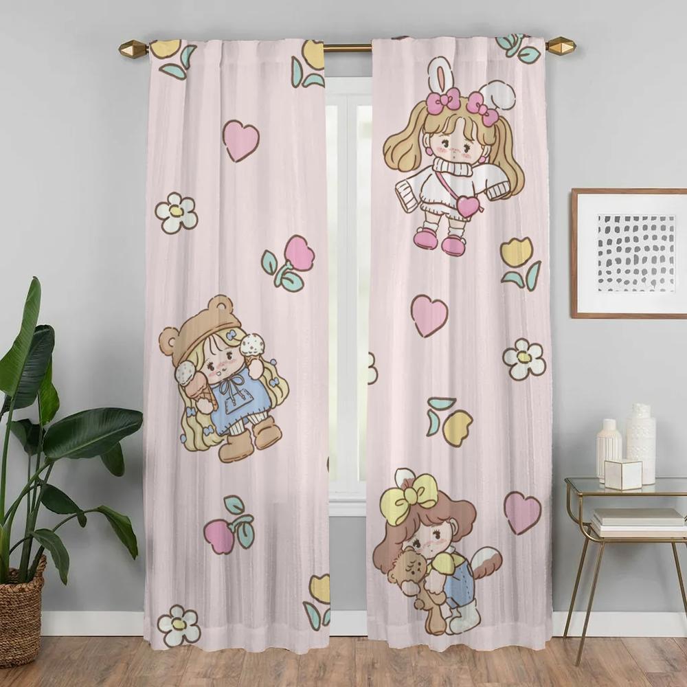 MikkoS Partition Blackout Curtain for Room 2 Panel Halloween Decoration Curtains Child Room Home Interior Curtains Shades Living