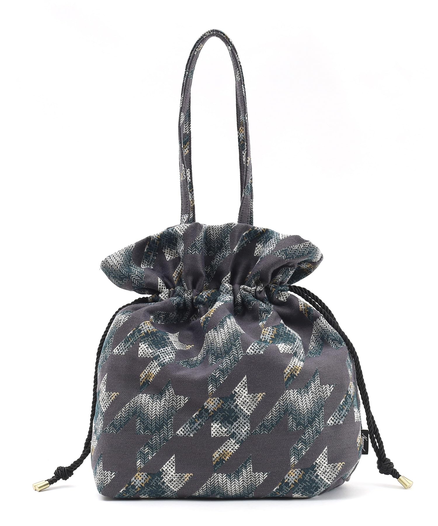 

Сумка-тоут на шнурке Nananoel Bonnie в клетку «гусиная лапка», формат А4, женская, 2353311004, Зеленый (360)