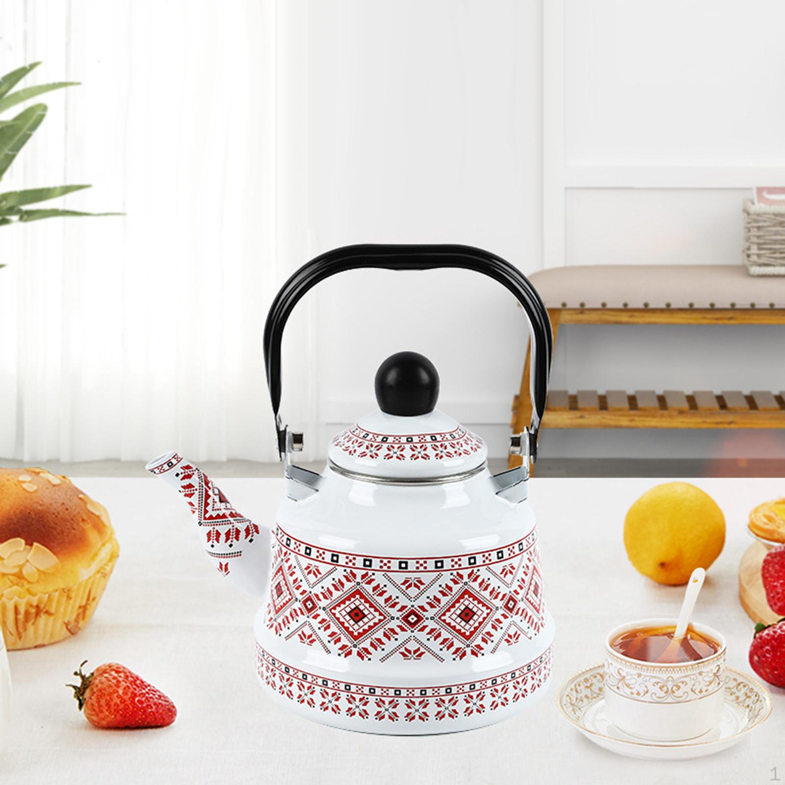 Эмалированный чайник Пикниковый котелок Чайник Вода белый