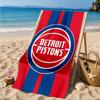 Detroit-Pistons Logo Beach Towel, Microfiber Beach Towel, Perfect For Pool, Beach, Travel, Home Decor Beach Party Fan Gifts