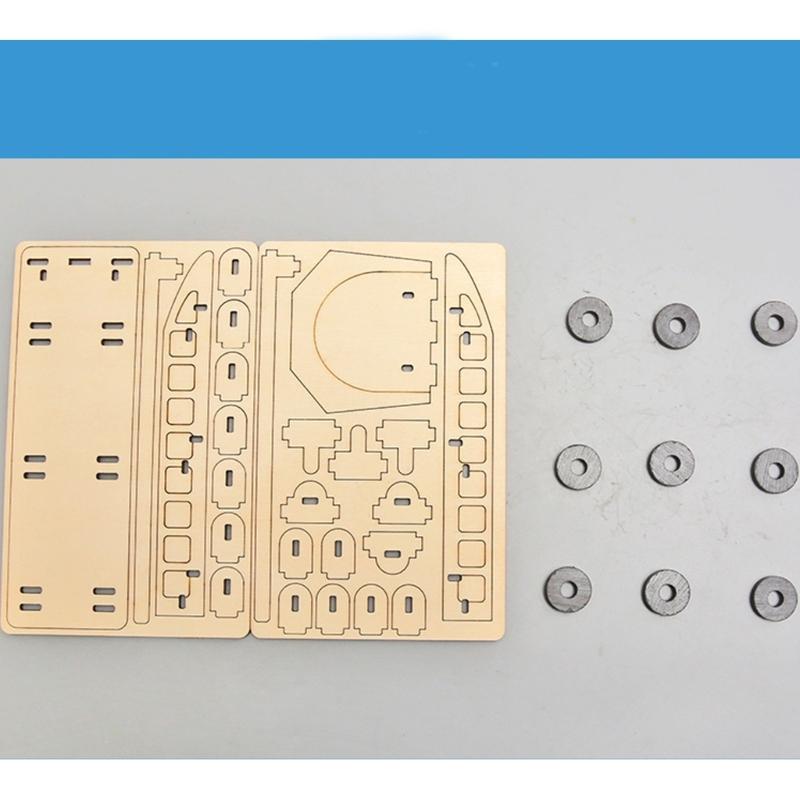 Wooden Magnetic Levitation Train Model Children STEM Toy Hands On Learning Toy For Students Learning Physics Principles