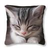 Home Decor Cute Kitten Patterns Pillow Covers for Decor Pattern Cushion Cover Suitable for Sofa Bedroom Car Pillow Cover