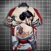Japanese Geisha 3D Print T-Shirts Summer Men Women Casual Short Sleeve T Shirt Harajuku Tops Streetwear Tees Men's Clothing