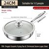 PuPan Uncoated Stainless Steel Frying Pan