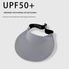 Women's Wide Brim Sun Protection Visor - Anti-UV, Versatile for Summer Sports and Cycling