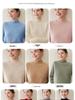 Autumn Winter Twelve-Needle Ribbed Cashmere Sweater Women's Warm Fashion Pullover