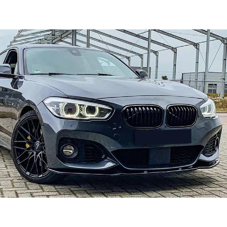 For BMW 1 Series F20 F21 M-Pack 118i 120i M135i M140i M Performance Front Bumper Splitter Lip Diffuser Spoiler Car Accessories
