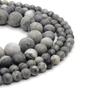 Frosted Matte Map Stone Beads for DIY Jewelry Making