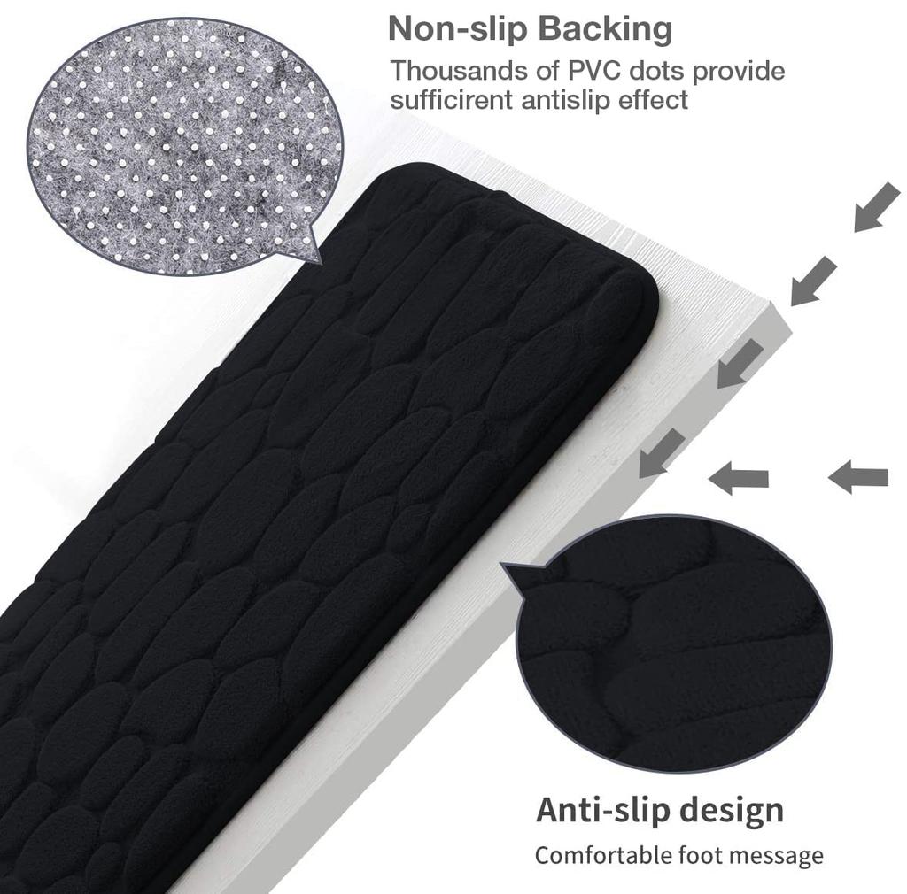 Geprägte Kopfsteinpflaster Super Wasserabsaugmaschine kann die Fußmatte des wasserabsorbierenden Badezimmers reinigen.