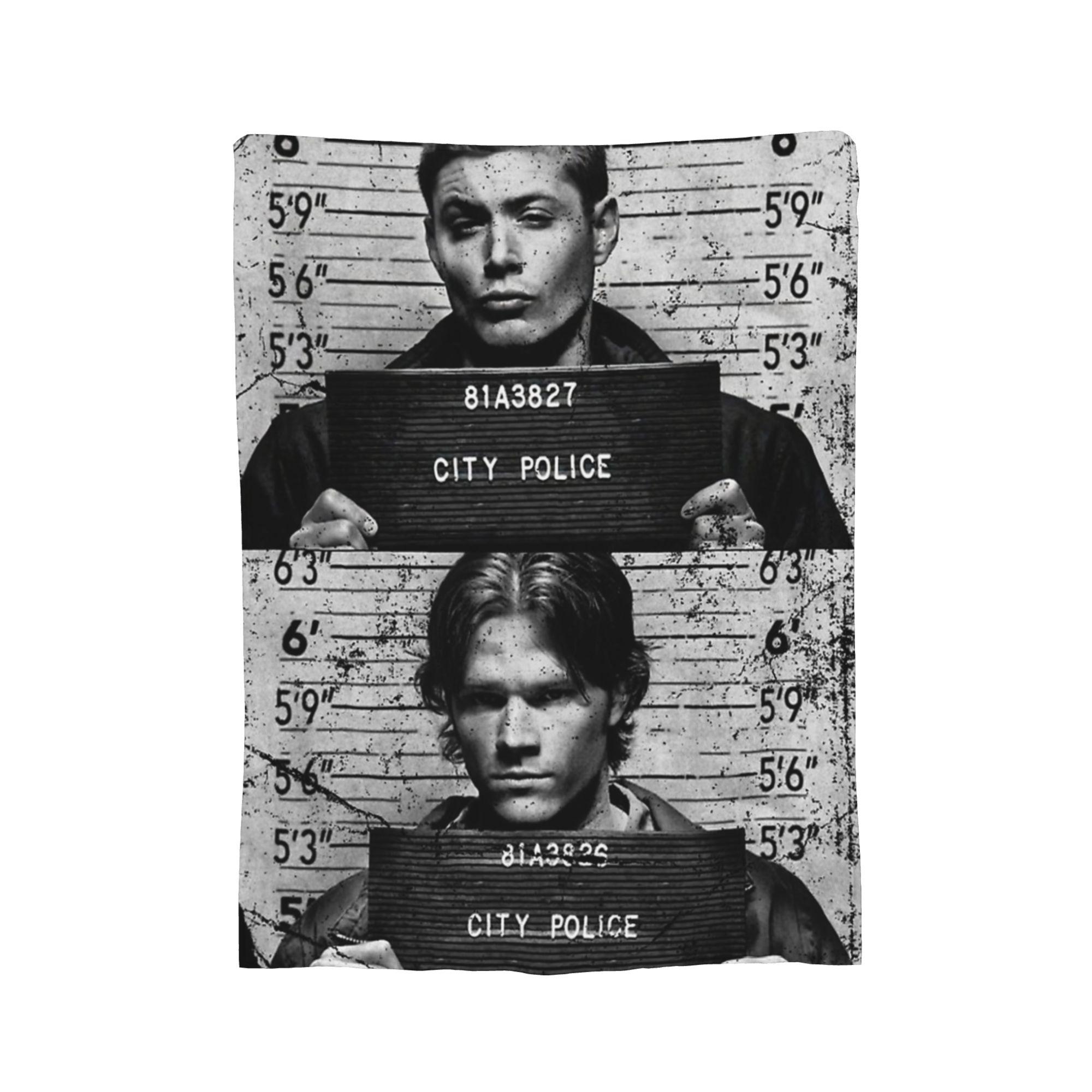 Supernatural JOIN THE HUNT SPN Sam & Dean Wanted Blankets Flannel Decoration Throw Blanket for Bedding Travel Plush Thin Quilt 75x90cm