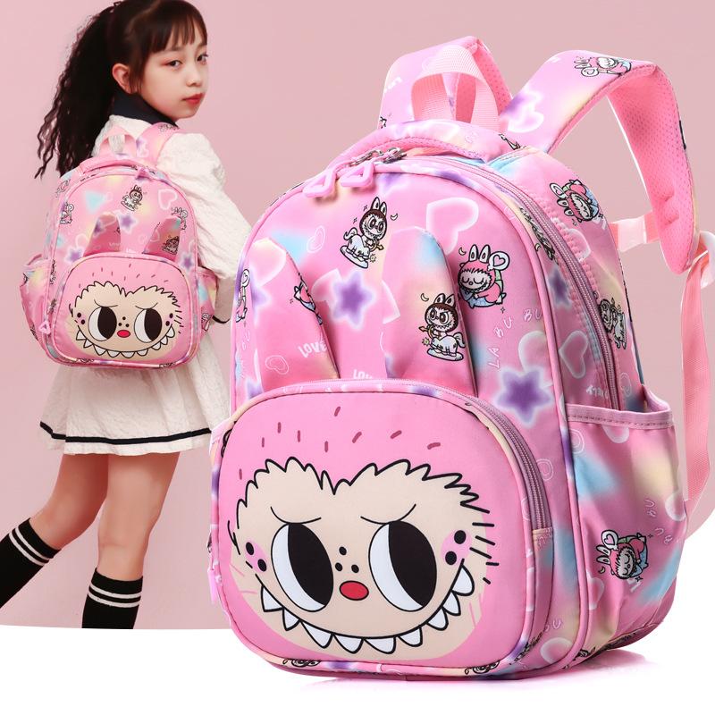 School bag Labub new school bag cute cartoon school bag 3-6 years old children backpack