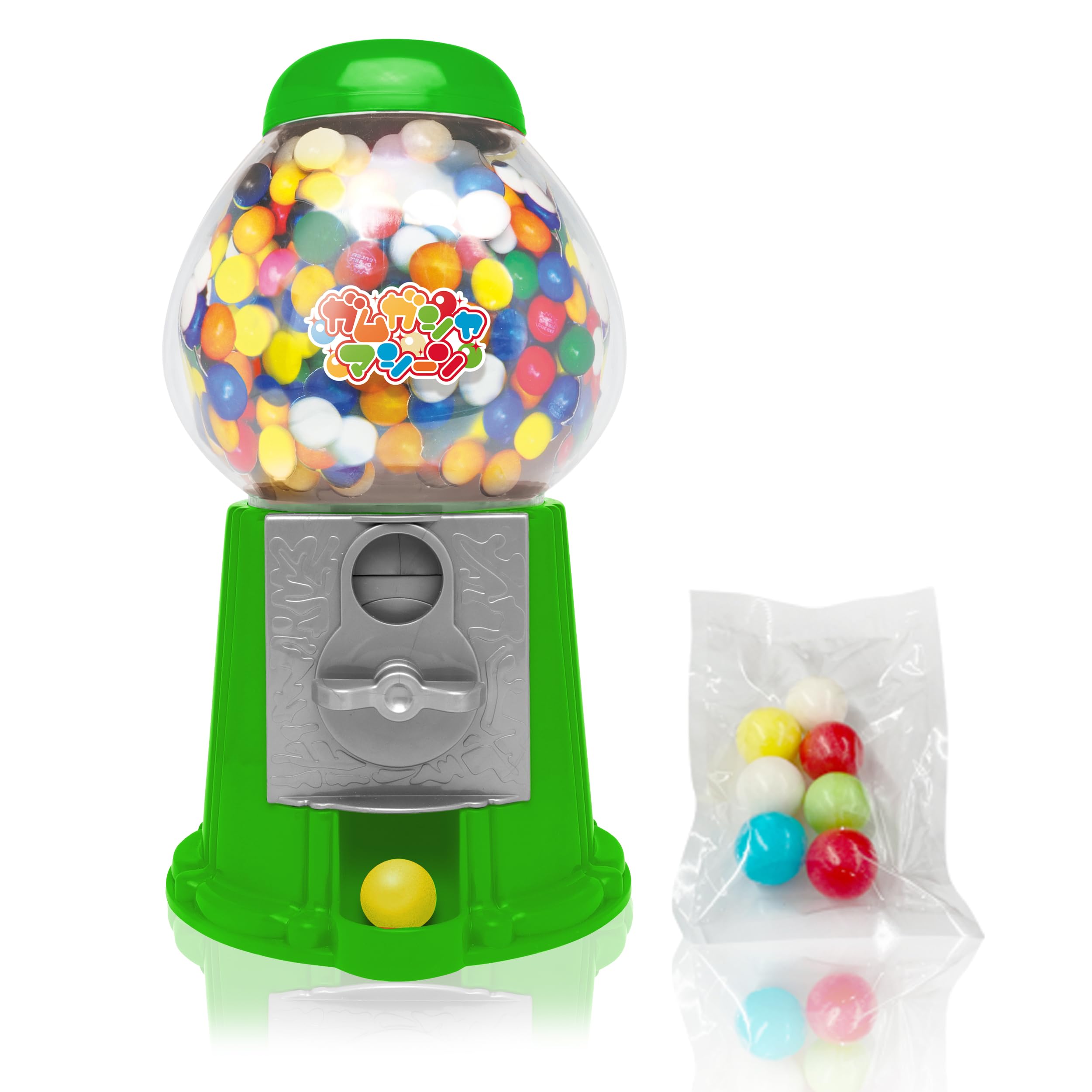 

applife Автомат для жевательной резинки Гаша Зеленая жевательная резинка с бонусом и заправкой в комплекте Гача Гачагача Жевательная резинка в комплекте Жевательная резинка в шариках Готов к игре Игрушка Копилка Игрушка