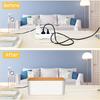 Cord Organizer Box to Hide Surge Protector on Desk or Floor Charger Socket Network Line Storage Bin