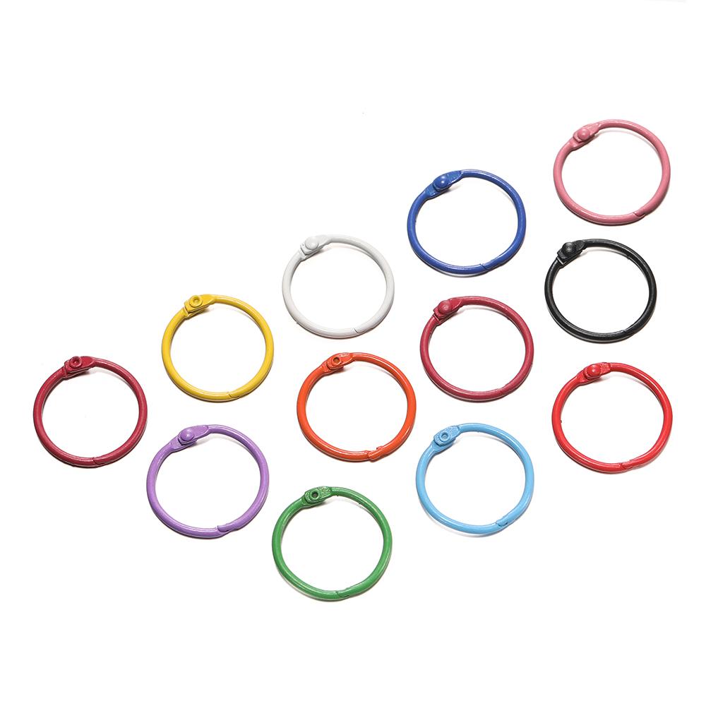 5pcs/lot 30mm KeyRing Colorful Open Ring Buckle Lobster Clasp Keychain Connector Clasps For DIY Jewelry Making Supplies