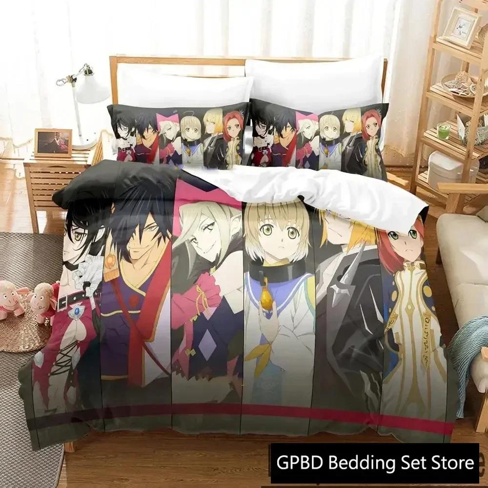Bettdecke 3D-Druck Tales Of Berseria Bettwäsche-Set Schlafzimmer Weich Modern S Bequem Kinder Und