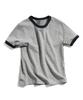 MINIMALPROJECT Under Log Ringer Short Sleeve T-Shirt Mst186 [Gray/Navy]
