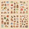 6 Pcs/Bag Creative Capybara Hand Ledger Stickers Cute Capybara Sticker Bag  Journal