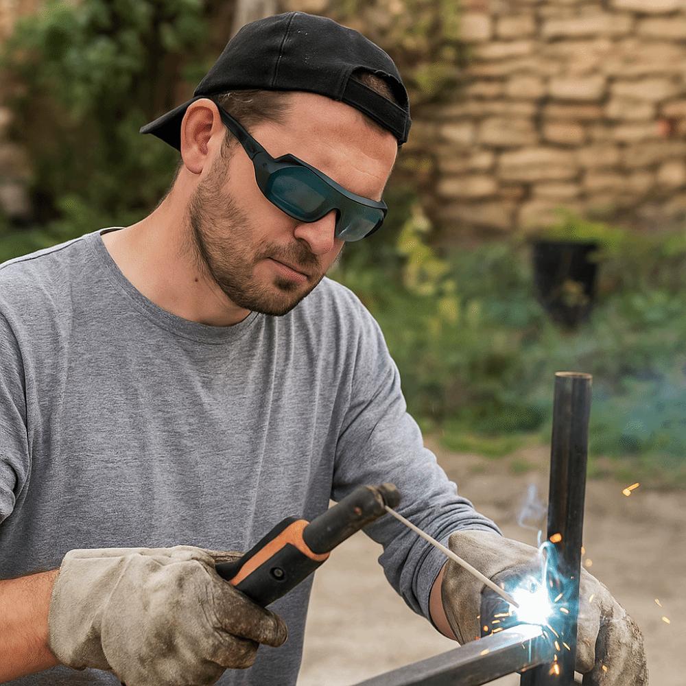 Anti-glare Automatic Dimming Welding Glasses Solar Powered Welder Glasses  Electric Welding
