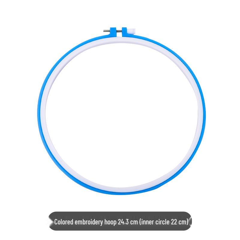 Colorful DIY Hand Embroidery, Cross Stitch, and Fixing Frame Set