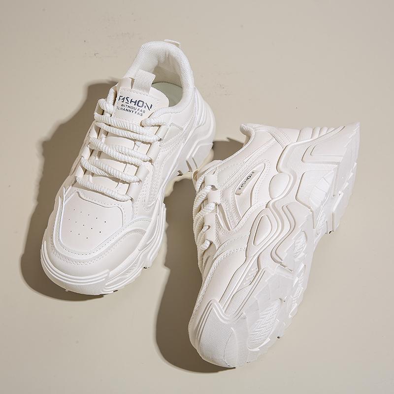 Fashion Dad Shoes Women 2025 Autumn New Korean Style for StudentsinsTrendy Versatile Thick-Soled Sneakers Casual Shoes