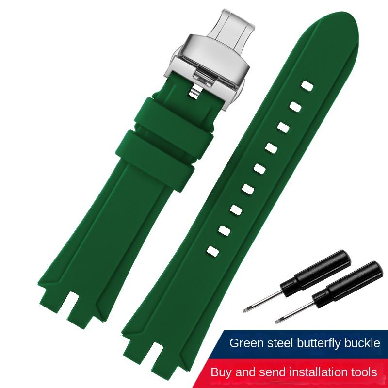 For Casio PROTREK watch strap PRW-6100Y PRW-3000 PRW-3100 PRW-6000Y/YT/FC-1 Men silicone watchband Stainless steel watch buckle