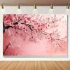 2D Cherry Blossom 2D Printed Backdrop for Portrait Photoshoot