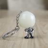 Halloween Scary Skull Luminous Keychain Key Holder Bag Hanging Pendant Gift