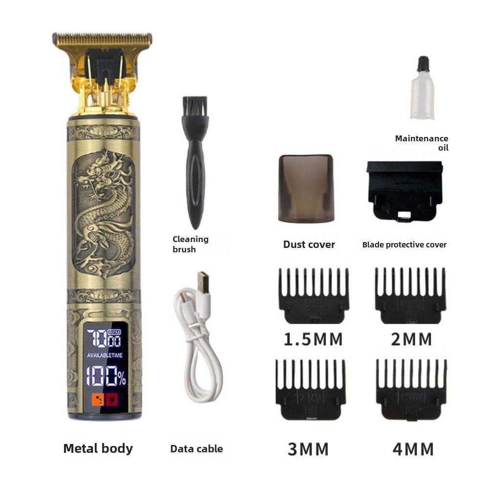 Dedicated To Digital Display Haircut Large-screen Faucet Haircut LCD Display Electric Push-cut Hair Artifact