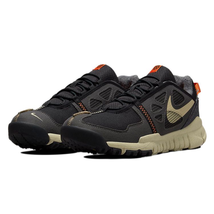Nike Free Terra Vista Black Canvas Men Sneakers Anthracite Orange CZ1757-001