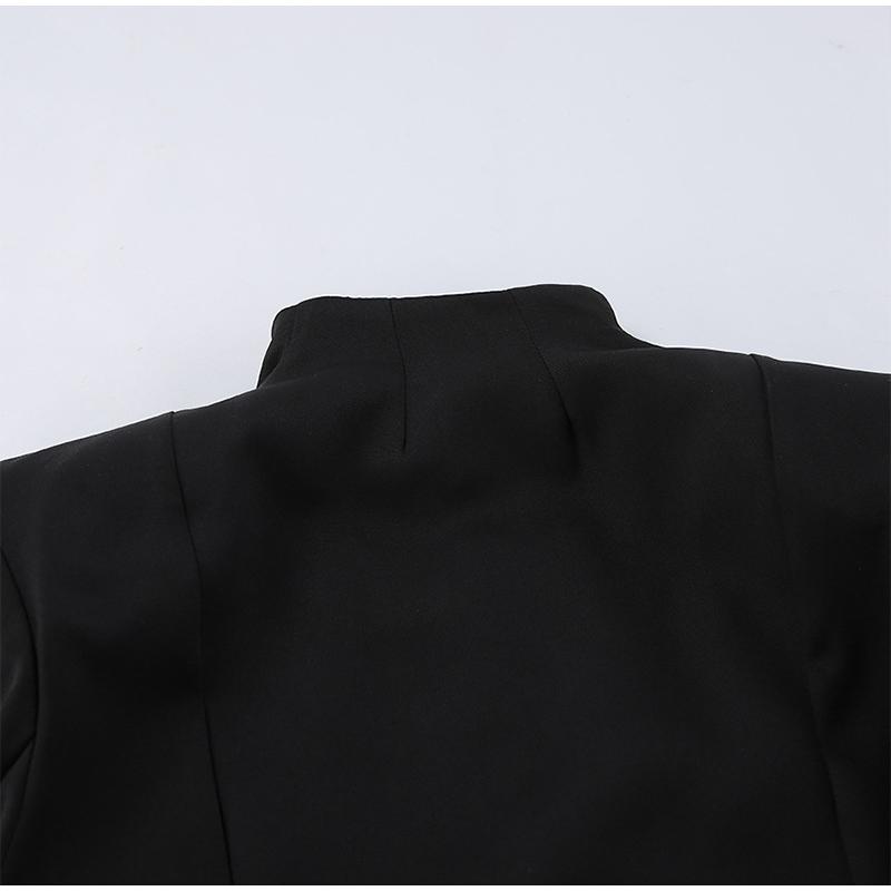 All-match Suit Blouse Skirt Suit Ladies Fashion Black Short Skirt Suit Slim Daily Commuter Clothes